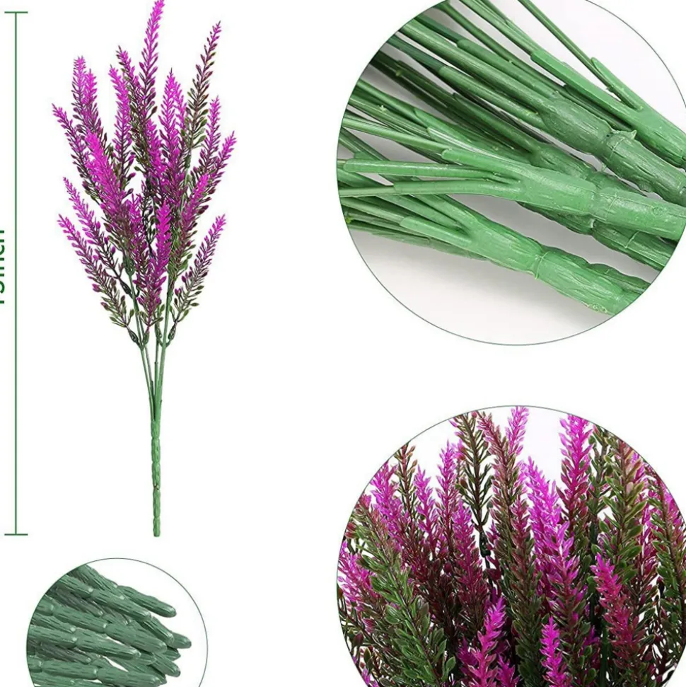 Fleurs de lavande artificielles - rouge