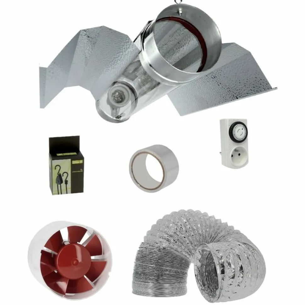 FLORASTAR - Kit bat cooltube 125mm + extracteur 190m3/h