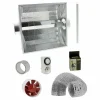 FLORASTAR - Pack réflecteur vitré + extracteur diamètre 125mm