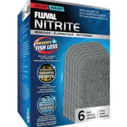 FLUVAL - Filtre anti-nitrate - fluval - 307/407 - 6 pcs - bleu - pour poisson d'eau froide