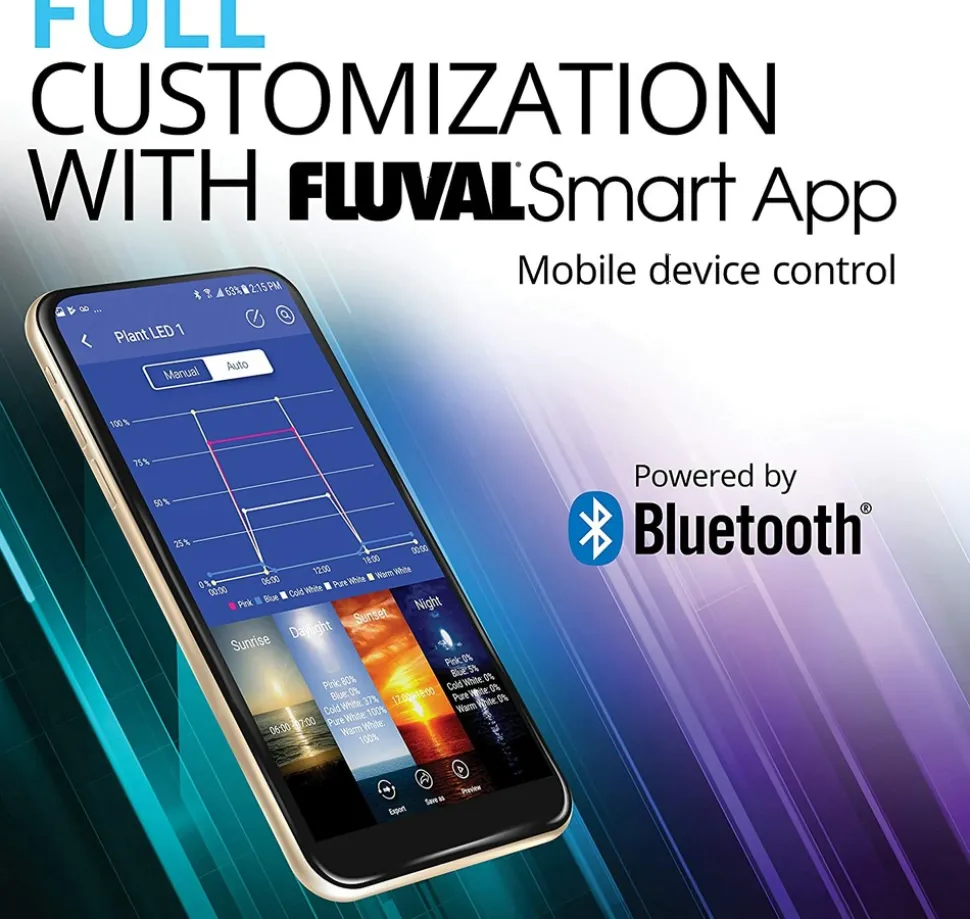 FLUVAL - Marine éclairage pour aquariophilie 3.0 led 59 w 122-153 cm