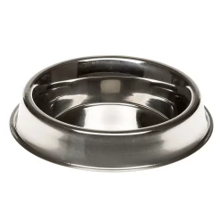Gamelle en acier inoxydable relevé antidérapant chiens chats ferplast supernova