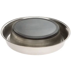 Gamelle en acier inoxydable relevé antidérapant chiens chats ferplast supernova