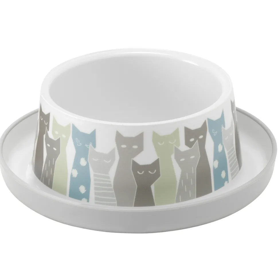 Gamelle pour chat, simple "Cat Drams" : H.5.3 x D.17 cm - 350 ml