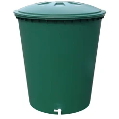 GARANTIA - Cuve cylindrique complète avec couvercle et robinet : verte, 310L