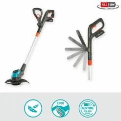 GARDENA - Coupe-bordure à batterie - easycut 23/18v p4a - 18v - 23 cm (livré avec batterie 2,0 ah + chargeur)