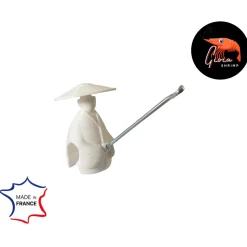 GIOIASHRIMP - Décor d'aquarium "Le pêcheur" et Porte Lollies pour crevettes