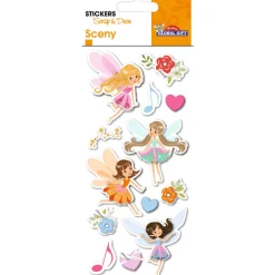 GLOBAL GIFT - Stcikers Sceny 7 x 12 cm - Différents thèmes possibles