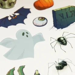 GLOBAL GIFT - Tatouages temporaires - pierre tombale halloween