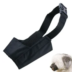 GLORIA - Muselière noir nylon taille 4 (21.5 cm)