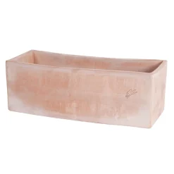 GOICOECHEA - Jardinière contemporaine en terre cuite - 40x17x16cm