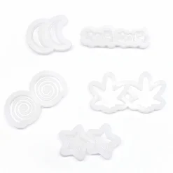 GRAINE CRÉATIVE - 5 mini moules pour bijoux rebelle