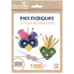 GRAINE CRÉATIVE - Je transforme ma boîte d'oeufs - coffret diy