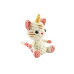 GRAINE CRÉATIVE - Ma peluche en crochet amigurumi - mon petit chat - licorne