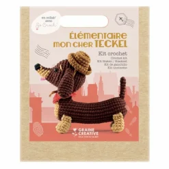 GRAINE CRÉATIVE - Ma peluche en crochet amigurumi - teckel