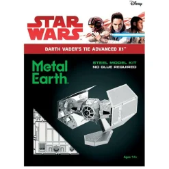 GRAINE CRÉATIVE - Maquette 3d en métal star wars - darth vader's tie fighter