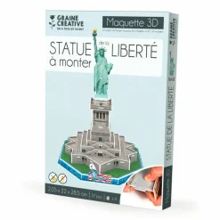 GRAINE CRÉATIVE - Maquette statue de la liberté à construire soi-même