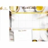 GRAINE CRÉATIVE - Planning magnétique mes menus et ma liste de course