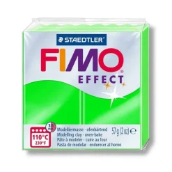 GRAINE CRÉATIVE - Pâte polymère 57 g - effet néon - vert