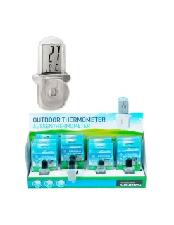 GRUNDIG - Thermomètre extérieur numérique avec ventouse