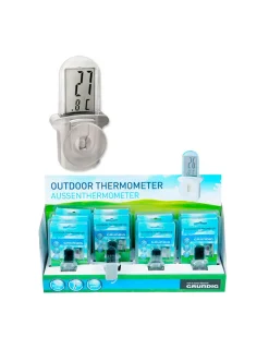 GRUNDIG - Thermomètre extérieur numérique avec ventouse