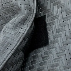 GUTENT - Chaise longue à bascule rocking chair ergonomique avec tétière amovible accoudoirs et repose-pieds revêtement texitlène