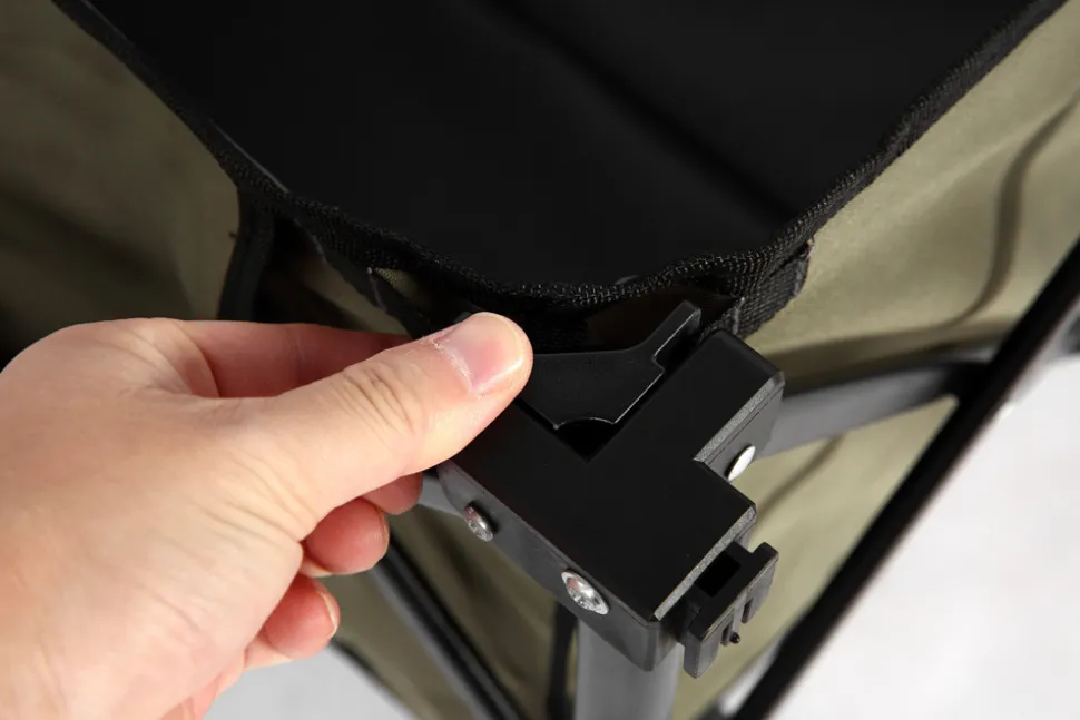 GUTENT - Chariot extensible pliable 100kg, roues tout-terrain, 300l, vert armée