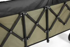 GUTENT - Chariot extensible pliable 100kg, roues tout-terrain, 300l, vert armée