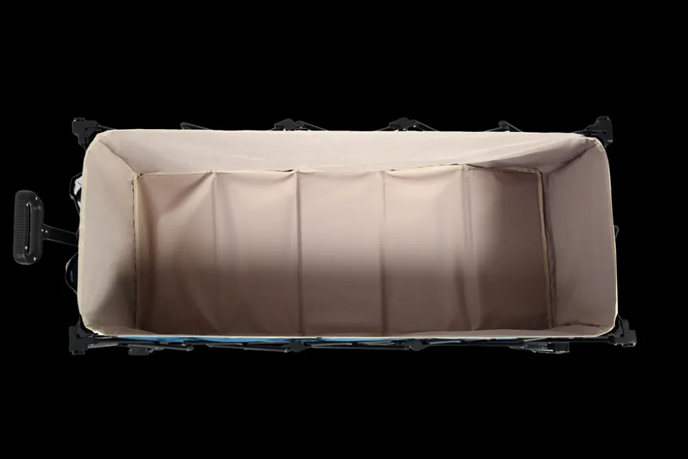 GUTENT - Chariot extensible pliable 100kg, roues tout-terrain, 300l, bleu