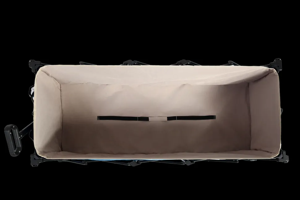 GUTENT - Chariot extensible pliable 100kg, roues tout-terrain, 300l, bleu