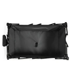 GUTENT - Chariot pliable jardin, roues tout-terrain, poignée réglable, vert armée