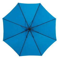 GUTENT - Parasol à manivelle,grand parasol double face rectangulaire,bleu
