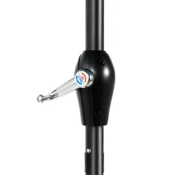 GUTENT - Parasol à manivelle,parasol extérieur double face rectangulaire grand,bleu marine