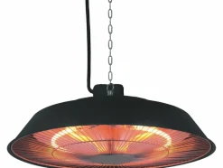 HABITAT ET JARDIN - Chauffage électrique suspendu - 1500w - noir