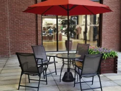 HABITAT ET JARDIN - Pied chauffant de parasol "colas" 1500w - noir