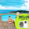 HABITAT ET JARDIN - Piscine bois " rio 140" - 5.60 x 3.70 x 1.39 m + pompe à chaleur - puissance 6.1 kw