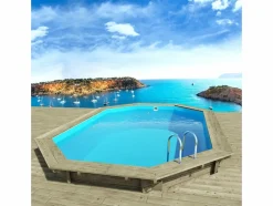 HABITAT ET JARDIN - Piscine bois 
