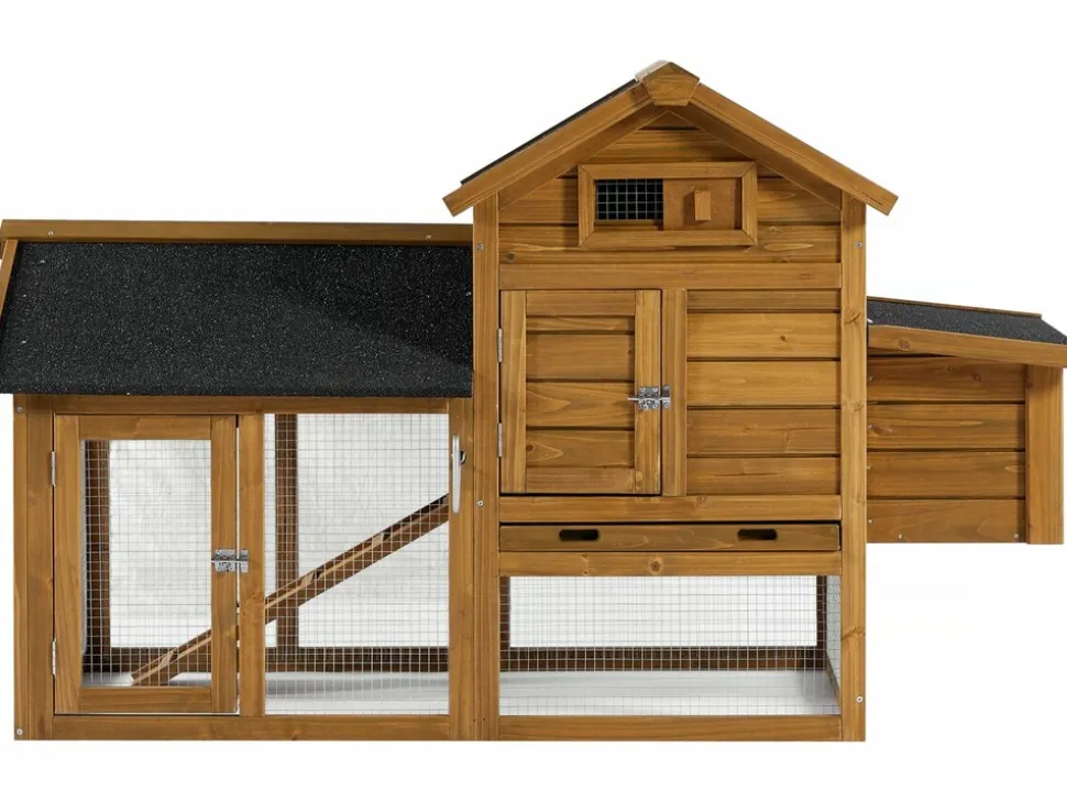 HABITAT ET JARDIN - Poulailler "poulette" avec pondoir en bois - marron