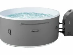 HABITAT ET JARDIN - Spa semi rigide " venise" - 5 places - blanc/gris