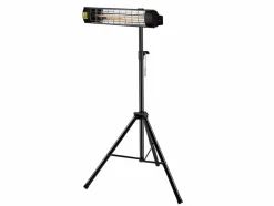 HABITAT ET JARDIN - Trépied pour radiateur électrique - 1.1-1.8 m - noir