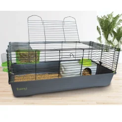 HAMI FORM - Kit cage "Essentiel 100", gris, rongeur : L.95xl.57xH.46 cm