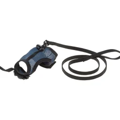 Harnais pour cochons d'inde jogging m, en filet perforé, equipé de laisse