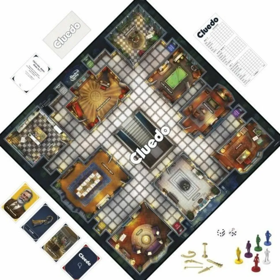 HASBRO GAMING - Cluedo classic refresh de réflexion et stratégie - nouvelle version