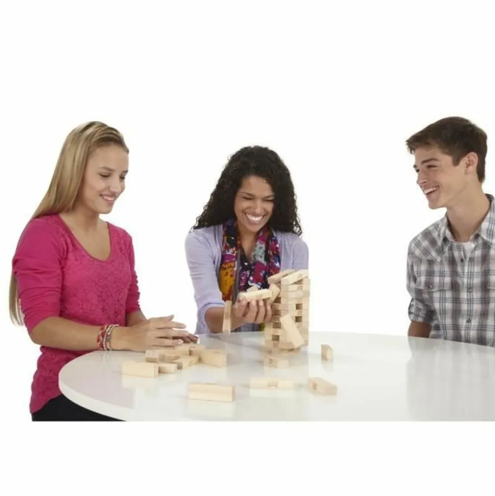 HASBRO GAMING - Jenga classique - blocs en bois massif