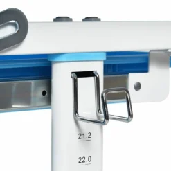 HELLOSHOP26 - Ensemble table et chaise pour enfant réglable en hauteur avec tiroir inclinable en mdf + pp facile à nettoyer bleu