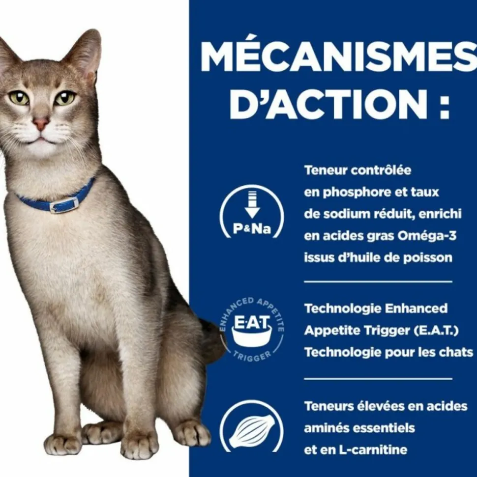 HILL'S - Croquettes chat adult prescription diets k/d kidney care (thon) - hill's 1,5 kg