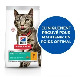 HILL'S - Croquettes chat science plan adult perfect weigh - hill's 7 kg