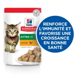 HILL'S - Patee chat science plan kitten mixte - hill's 12*85 g