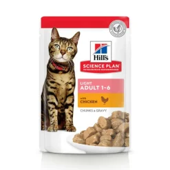 HILL'S - Patee chat science plan adult light mixte (sachet) - hill's 12*85 g