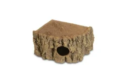 HOBBY - Grotte d'angle - corner cave bark - grotte pour reptiles (lézards, serpents, tortues), amphibiens et invertébrés